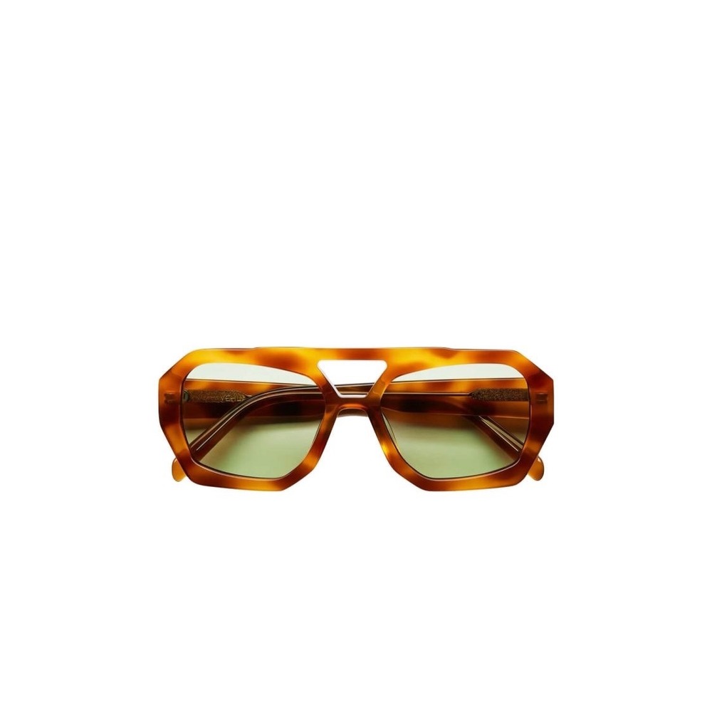 Vehla River Sunglasses Honey Tortoise Sage Aviator Double Bridge Blogger Fav